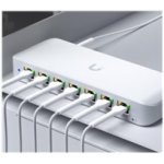 Ubiquiti Switch L2 UniFi USW-Ultra, 8-Port Gigabit, 7x PoE+-out, 1x PoE++ in, PoE budget 202W, s AC adaptérem – Zboží Živě