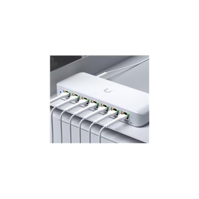 Ubiquiti Switch L2 UniFi USW-Ultra, 8-Port Gigabit, 7x PoE+-out, 1x PoE++ in, PoE budget 202W, s AC adaptérem – Zbozi.Blesk.cz