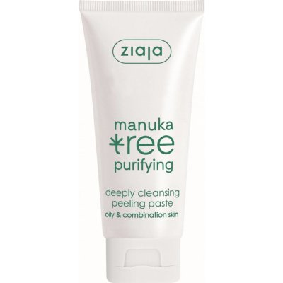 Ziaja Manuka Tree Purifying čistící peelingová pasta pro normální až mastnou pleť 75 ml – Zbozi.Blesk.cz