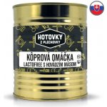 Hotovky z plechovky Koprová omáčka s hovězím masem bez lepku a mléka 0,8 kg