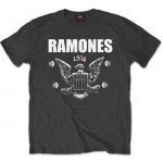 Ramones Tričko 1974 Eagle Unisex Charcoal Grey – Zboží Dáma