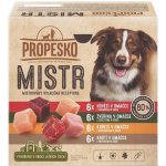 Propesko Mistr Adult filetky s hovězím zvěřinou kuřecím a krůtím v omáčce 24 x 85 g – Zboží Mobilmania