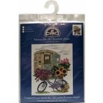 Sada na vyšívání BK1549 Květinový bicykl – Zboží Dáma