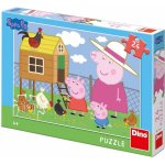 Peppa Pig - slepičky: puzzle 24 dílků - Dino