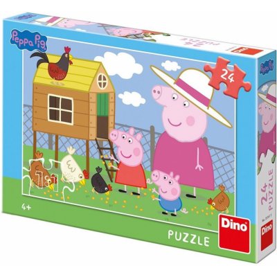 Dino Peppa pig: slepičky 24 dílků – Sleviste.cz