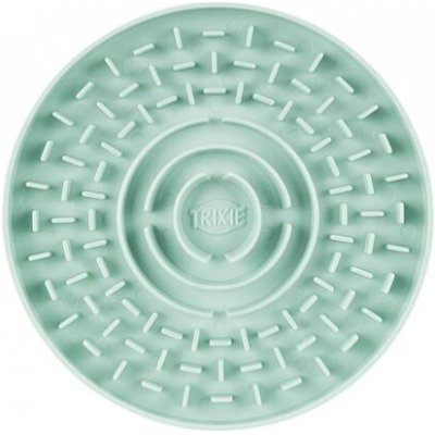 Junior lízací talířek na pamlsky/paštiky mátová ø 15 cm – Sleviste.cz