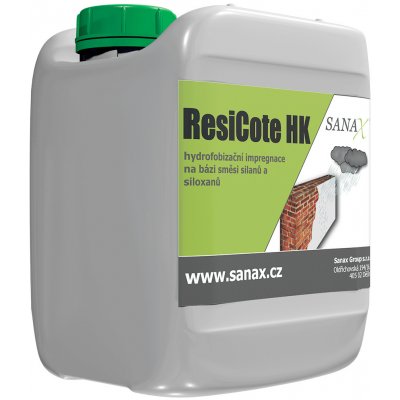 Sanax ResiCote HK | Bezbarvá hydrofobizační impregnace na bázi směsi silanů a siloxanů | 10 l – Hledejceny.cz