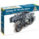 Italeri Zundapp KS 750 with sidecar 7406 1:9