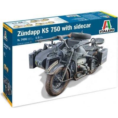 Italeri Zundapp KS 750 with sidecar 7406 1:9 – Sleviste.cz