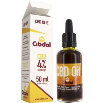 Cibdol 4% CBD olej konopný extrakt 10 ml