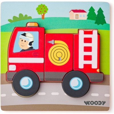 Woody Puzzle Baby hasič – Sleviste.cz
