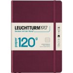 Leuchtturm1917 Zápisník 120G Port Red A5 linkovaný – Zboží Živě