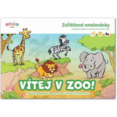 Zvířátkové omalovánky Vítej v ZOO! Filip Škoda – Sleviste.cz