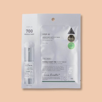 VT Cosmetics Dvoustupňová posilující maska na obličej s mikrojehličkami Reedle Shot 700 2-Step Mask 1.5 g 25 g 1 ks – Zboží Dáma