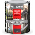 Barvy A Laky Hostivař Hostagrund 2v1 S2160 základní i vrchní barva na kov, 0950 kovářská černá, 375 ml – Sleviste.cz