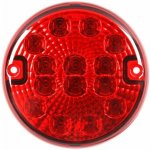 TT TECHNOLOGY Zadní LED mlhové světlo kulaté – 12V/24V, červené, 14 LED, IP67, homologace R4 – Hledejceny.cz