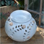 Nebe doma aroma lampa s větvičkou s květem 15 cm Motiv Bílá – Hledejceny.cz