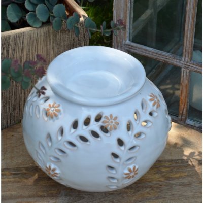 Nebe doma aroma lampa s větvičkou s květem 15 cm Motiv Bílá – Hledejceny.cz