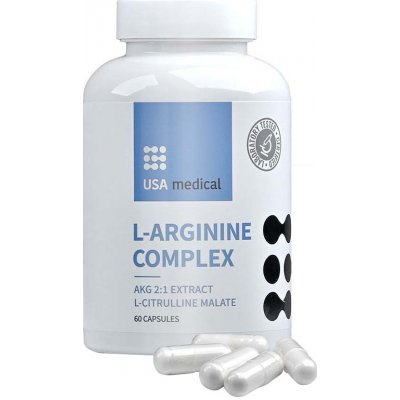 USA medical L-Arginine Complex 60 kapslí – Hledejceny.cz