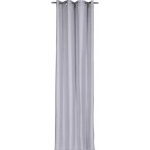 Závěs s oky Linus, neprůhledný, 245 × 140 cm, světle šedý 89155-93-4045 – Hledejceny.cz