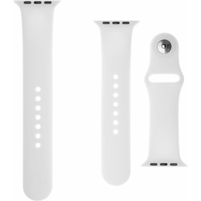 FIXED Silicone Strap na Apple Watch 38/40/41 mm - bílý FIXSST-434-WH – Zboží Živě