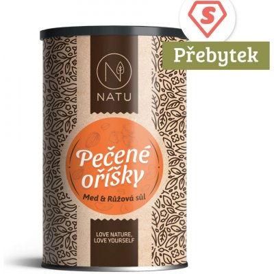 NATU Pečené oříšky s medem a solí 500 g – Zboží Mobilmania