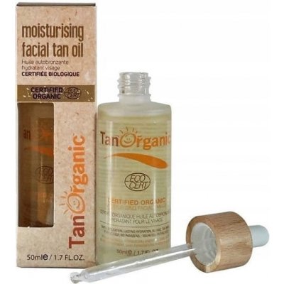 Tan Organic samoopalovací olej na obličej (Facial Self Tan Oil) 50 ml