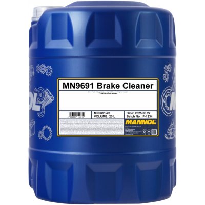 Mannol Brake Cleaner 9691 - 20l – Zboží Mobilmania