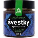 Hradecké Delikatesy švestková Zavařenina s Portským vínem 220 g – Zboží Dáma