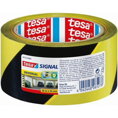 Tesa Signal Výstražná páska 50 mm x 66 m žluto-černá – Zbozi.Blesk.cz