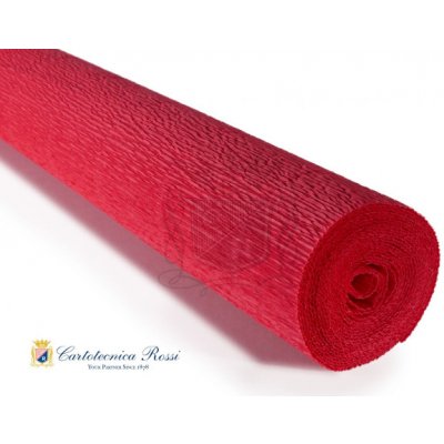 Cartotecnica Rossi Krepový papír role 140g (50 x 250cm) - červená 980 – Zboží Mobilmania