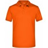 Pánské sportovní tričko James Nicholson pánské triko límečkem funkční premium JN576 DARK orange