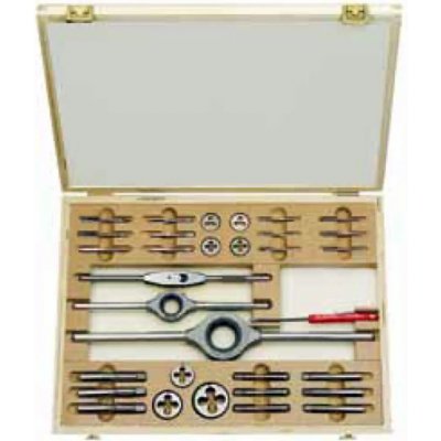 Bučovice Tools 340 122 Souprava závitořezných nástrojů M 1-D DIN, HSS (M3 - M12) – Hledejceny.cz