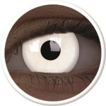 Crazy ColourVUE UV svítící 2 čočky - nedioptrické roční Glow White – Zboží Mobilmania