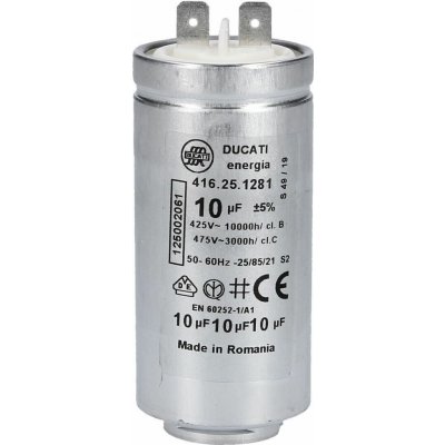 Aeg Electrolux Zanussi 1250020615 kondenzátor 10 µF motoru sušičky prádla – Hledejceny.cz