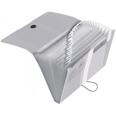 Herlitz Spisové desky A4 PP organizační transparentní čiré – Zboží Živě