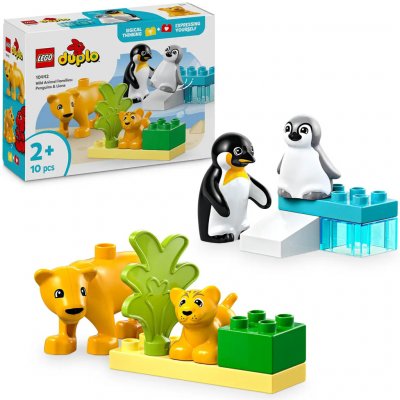 LEGO® DUPLO® 10442 Rodinky divokých zvířat: Tučňáci a lvi – Hledejceny.cz