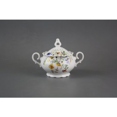 Bohemia Porcelán 1987 Cukřenka 0,24l Ofélie Kvetoucí louka motiv B BB – Zboží Dáma