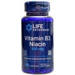 Life Extension Vitamin B3 Niacin 500 mg 100 kapslí – Hledejceny.cz