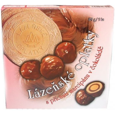 CLIP Lázeňské oplatky marcipán v čokoládě 175 g