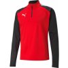 Pánské sportovní tričko Triko s dlouhým rukávem teamLIGA 1/4 Zip Top 65723601