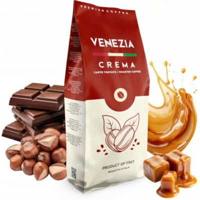 Venezia Crema 50% arabica 50% robusta zrnková 1 kg – Hledejceny.cz
