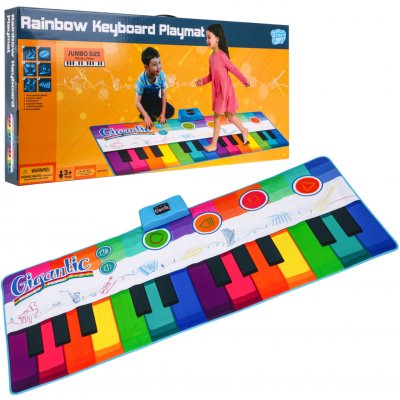 Ramiz Velká hudební podložka, super barevná klávesnice – Zboží Dáma
