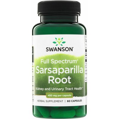 Swanson Sarsaparilla 450 mg 60 kapslí – Hledejceny.cz