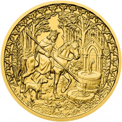 Česká mincovna Zlatý dvoudukát ČR 2026 - Karel IV. lovec a objevitel stand 6,98 g – Zboží Dáma