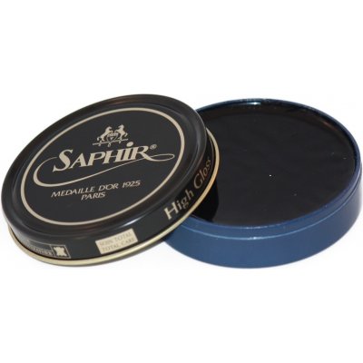 Saphir vosk na boty Wax polish 50ml modrý – Zboží Mobilmania