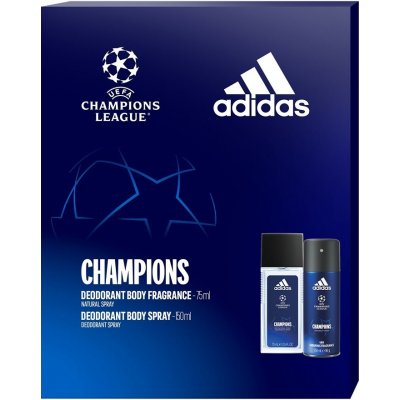 Adidas UEFA Champions League Edition deodorant sklo 75 ml + deospray 150 ml dárková sada – Hledejceny.cz