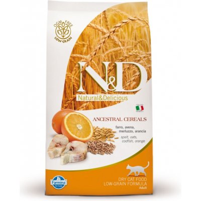 N&D OCEAN Cat Low Grain Adult Codfish & Orange 10 kg – Hledejceny.cz