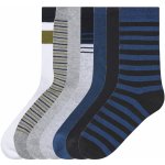 esmara chlapecké ponožky 7 párů pruhy / bílá / šedá / modrá / navy modrá – Zboží Mobilmania