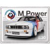 Obraz Nostalgic Art Plechová Cedule BMW Motorsport M Power E30